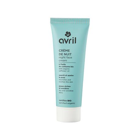 Avril  Nachtcreme für trockene und empfindliche Haut - biozertifiziert 
