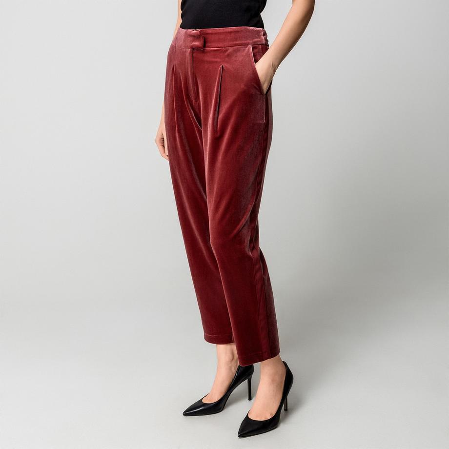 Manor Woman Pantalon Velours Regular Fit  