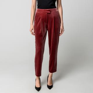 Manor Woman Samt Regular Fit Hose  