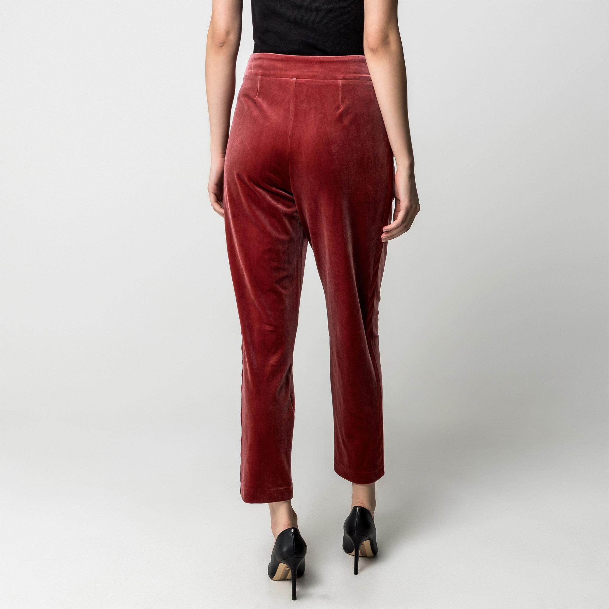 Manor Woman Samt Regular Fit Hose  