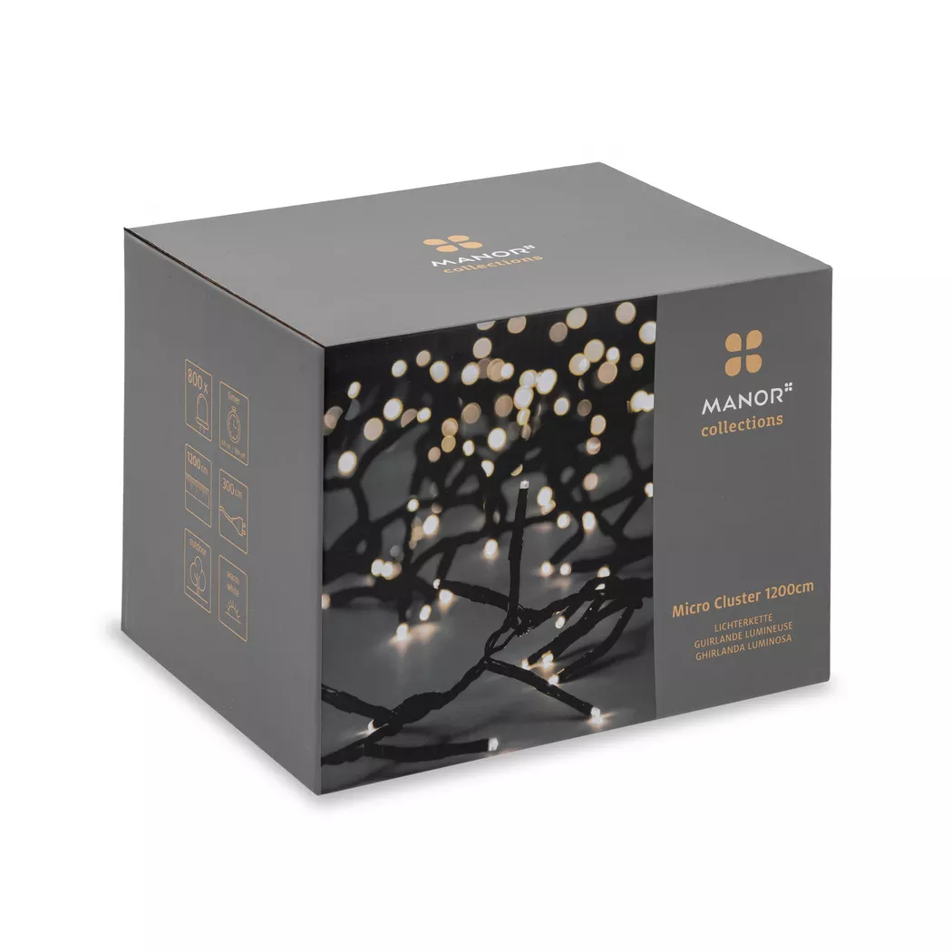  Manor String Lights Green 12 Months 2
