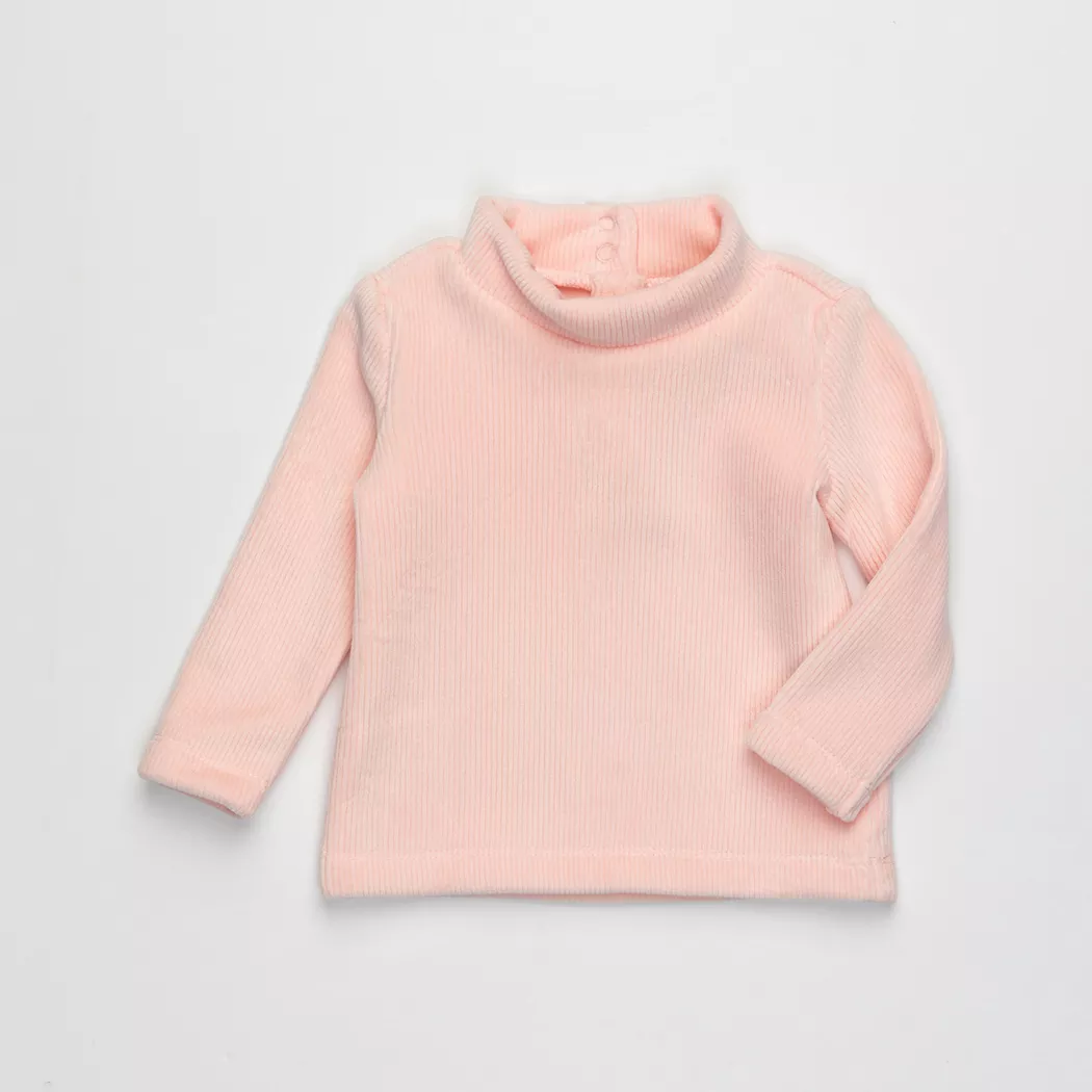 Manor Baby - Pullover, Rollkragen, 74, Rosa