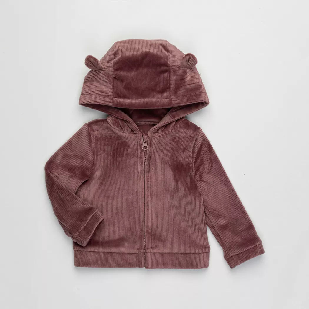 Manor Baby - Jacke, rip velour jacke, 74, Bordeaux