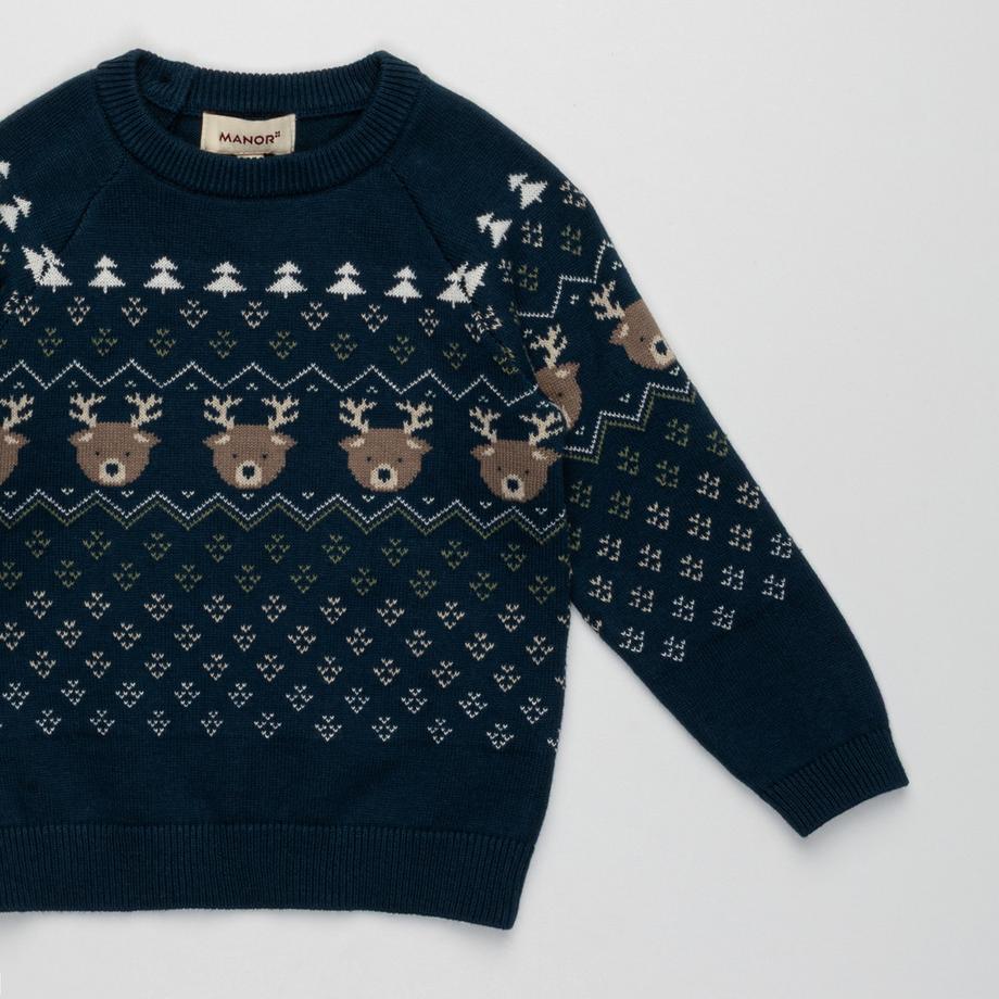 Manor Baby norweger Deer Pullover 