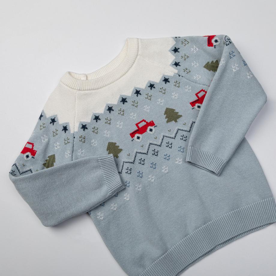 Manor Baby norweger auto Maglione 