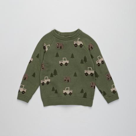 Manor Baby jaquard forest Maglione 
