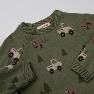 Manor Baby jaquard forest Maglione 