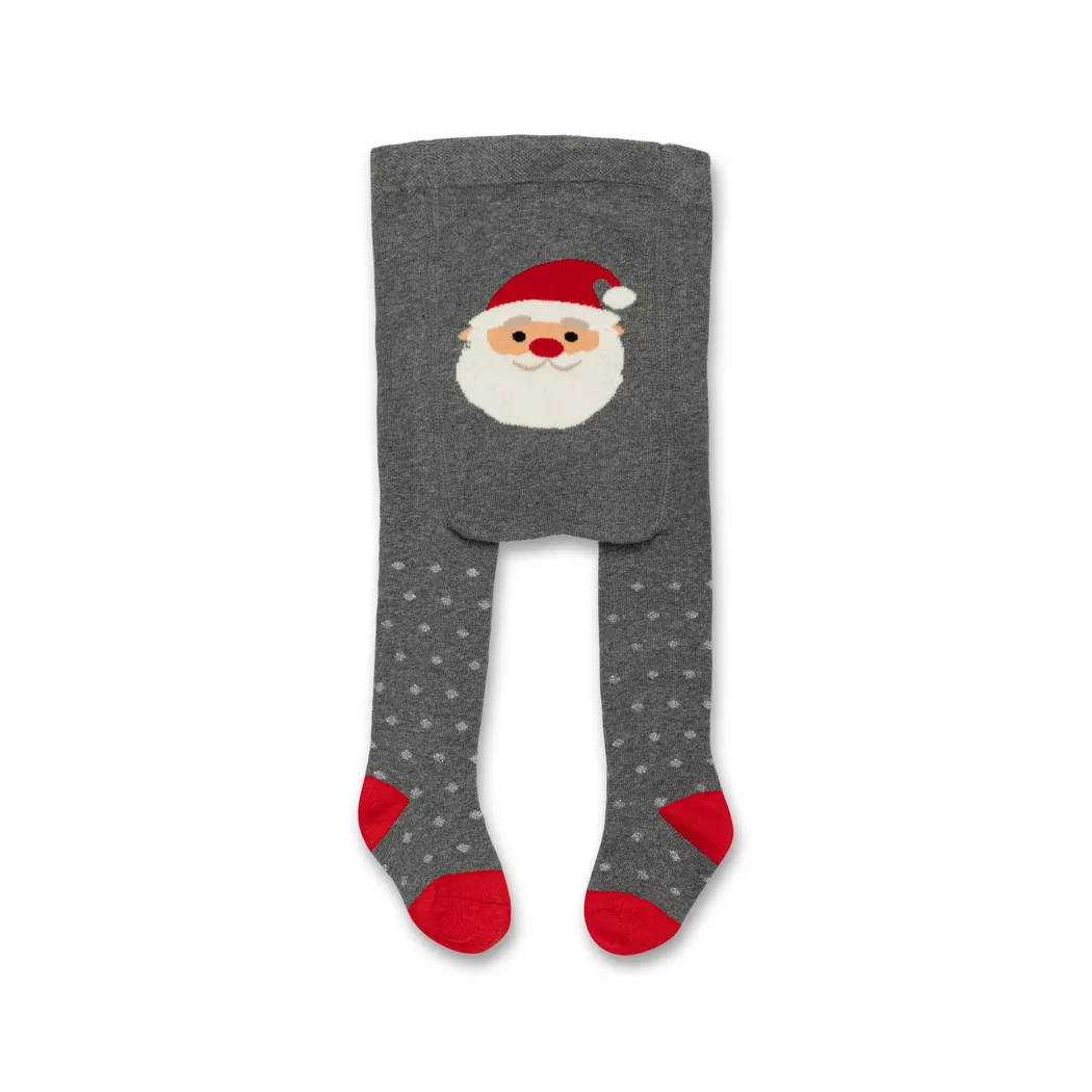 Manor Baby - Strumpfhosen, Strumpfhose X-mas, 56-68, Grau Melange