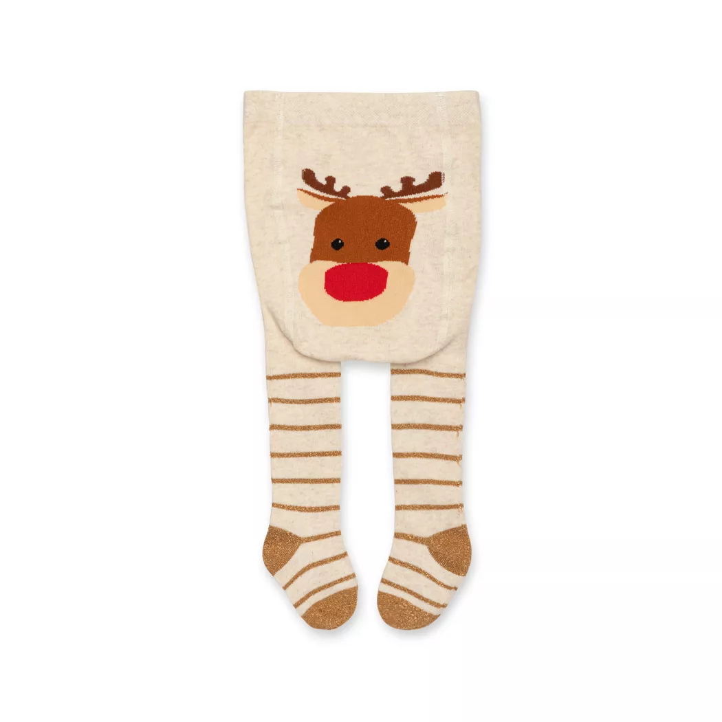 Manor Baby - Strumpfhosen, Strumpfhose X-mas, 74-86, Beige