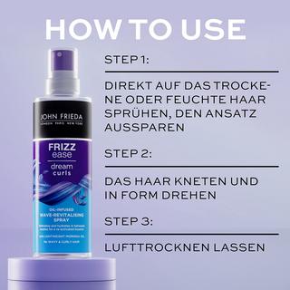 JOHN FRIEDA  Frizz Ease Spray Revitalisant Ondulations Boucles Couture  