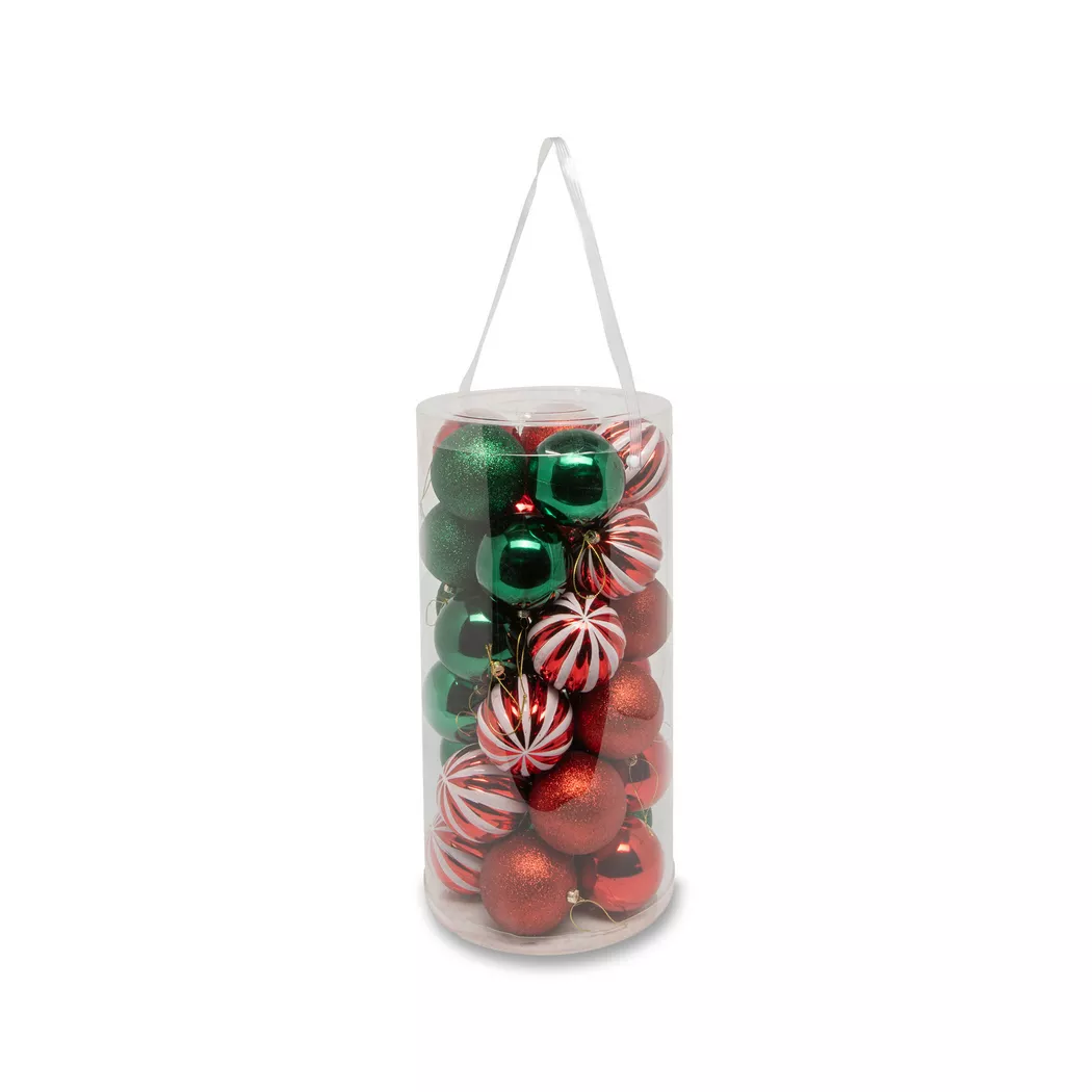 Manor - Weihnachtskugel Set, 8 cm durchm., Multicolor 2