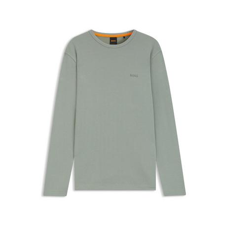 BOSS ORANGE Tempesto Waffel Regular Fit Langarm T-Shirt  