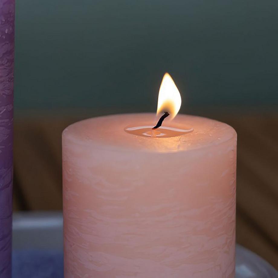 Balthasar Zylinderkerze Zylinderkerze Rustico, apricot 