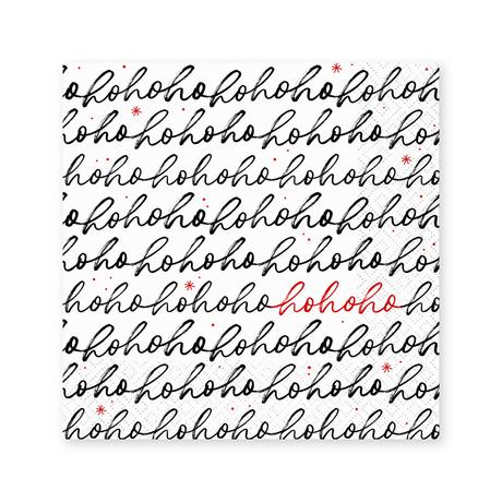 Braun+Company Serviettes en papier, 20 pièces Hohoho 