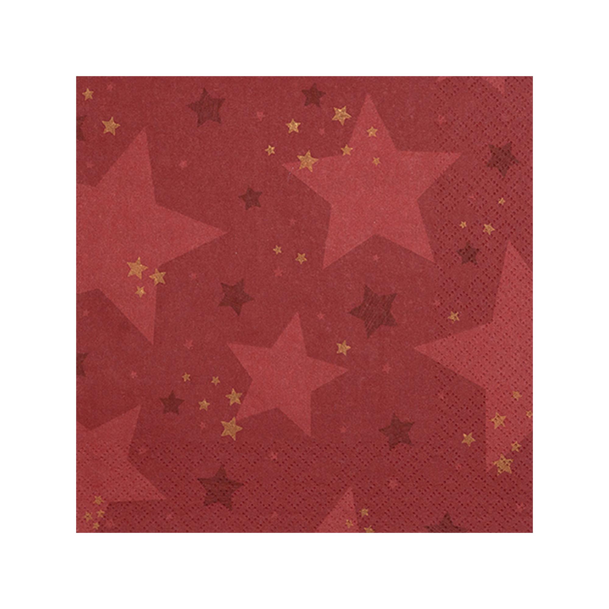 Home Fashion Papierservietten, 20 Stück Starshine 