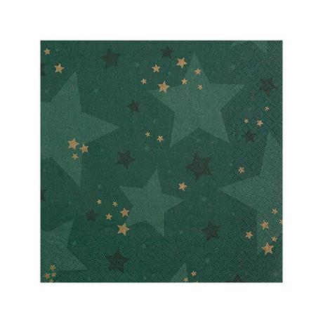 Home Fashion Serviettes en papier, 20 pièces Starshine 