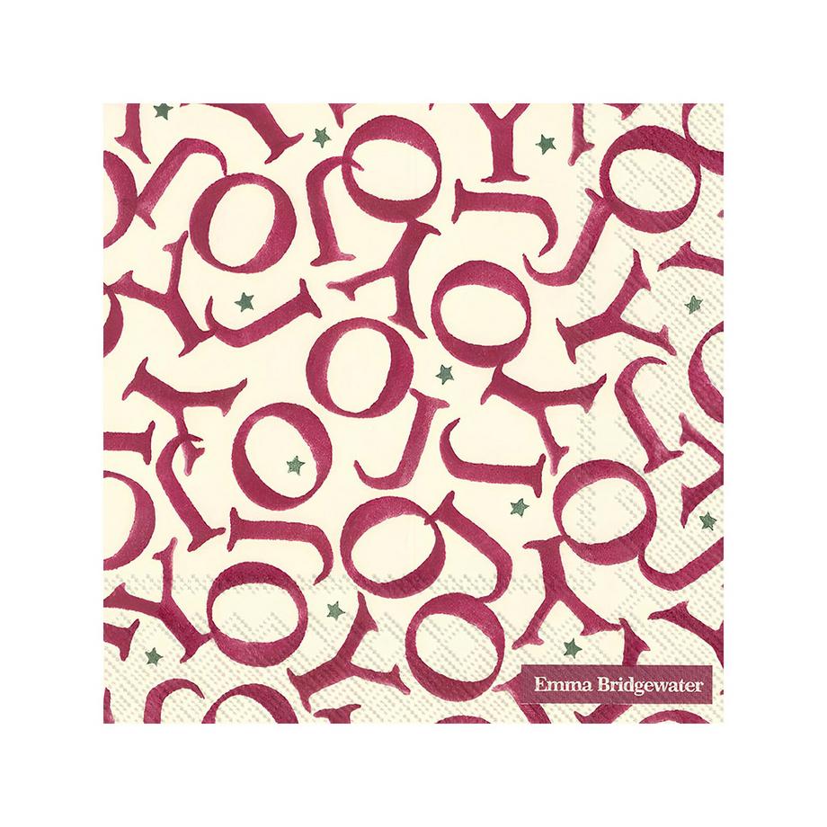 Emma Bridgewater Tovaglioli di carta, 20 pezzi Joy Allover 