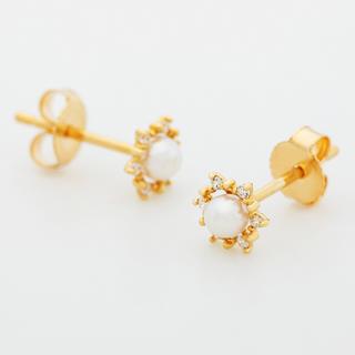 L' Atelier Gold 18 Karat by Manor  Ohrringe 