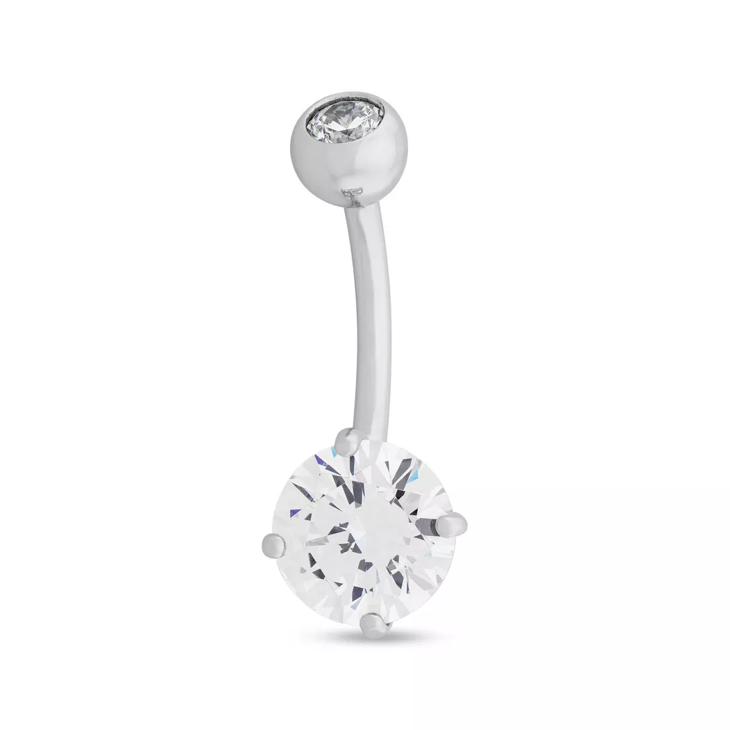 L' Atelier Gold 18 Karat by Manor - Piercing, One Size, Weissgold