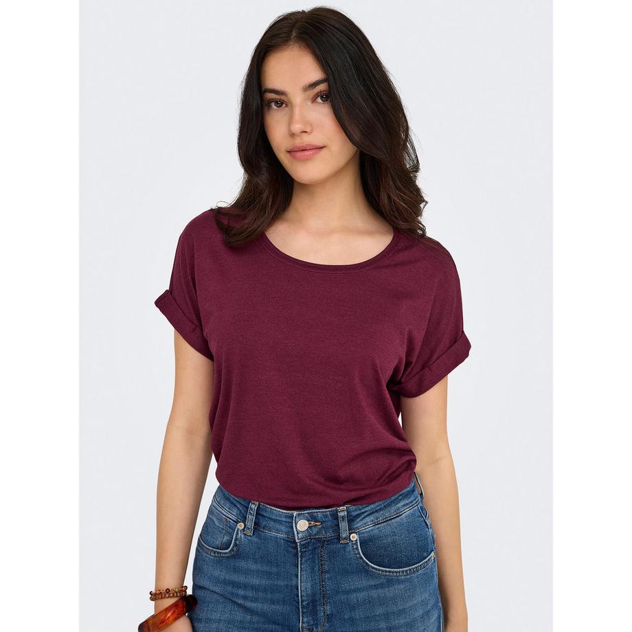 ONLY T-shirt Col Rond Manches Courtes  