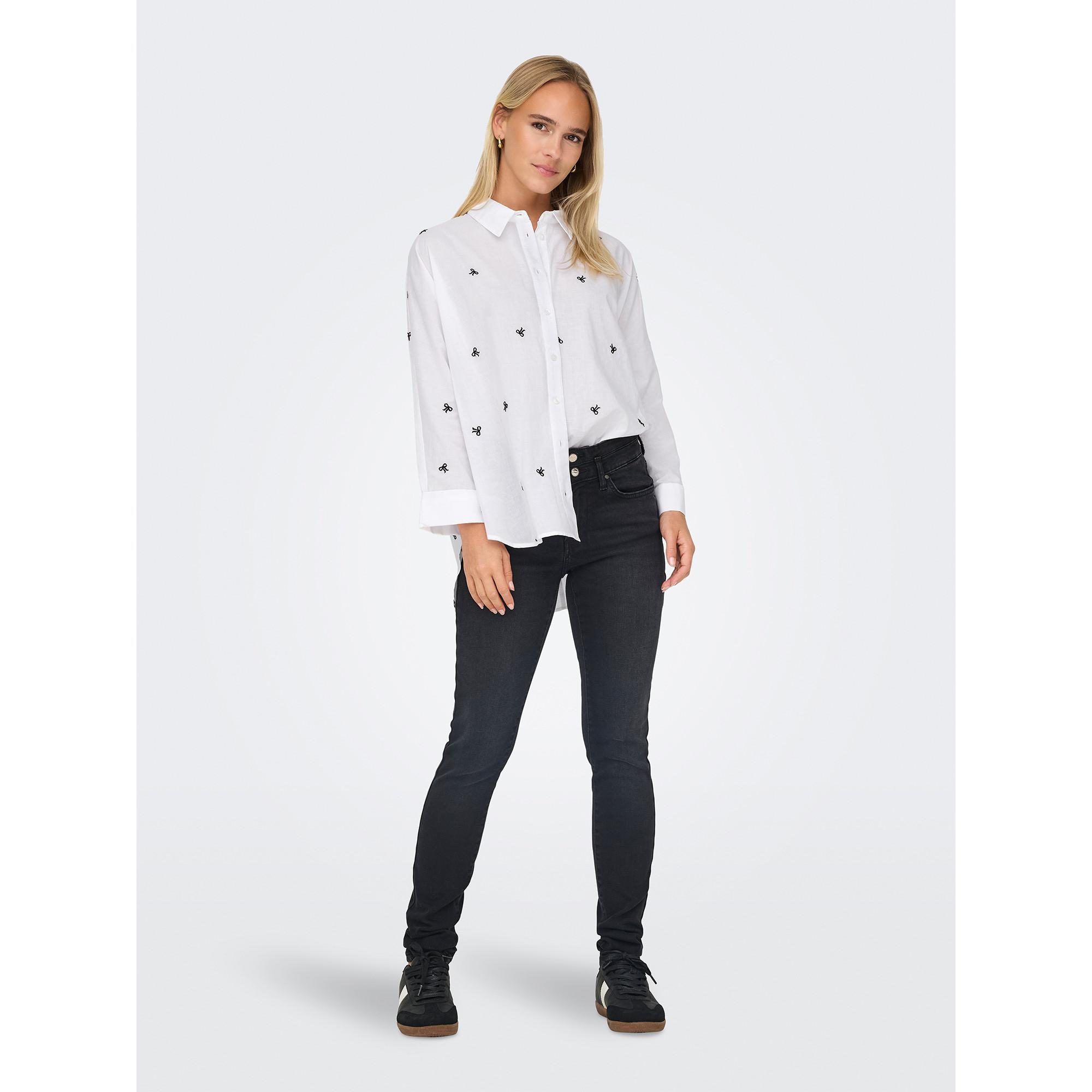 ONLY Bluse mit Schleifenprint  