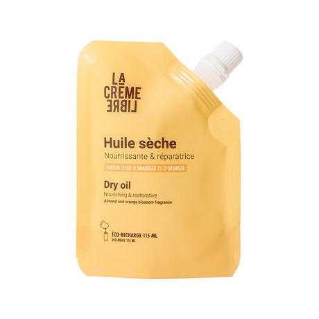 La Creme Libre  Recharge - Huile Sèche BIO - Fleur d'Oranger & d'Amandier 