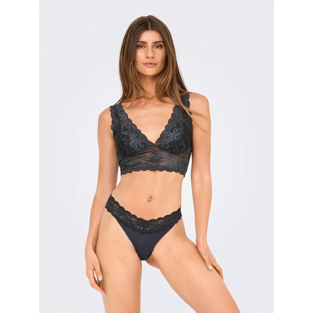 Only Lingerie - Bralette, für Damen, Grau, Größe S