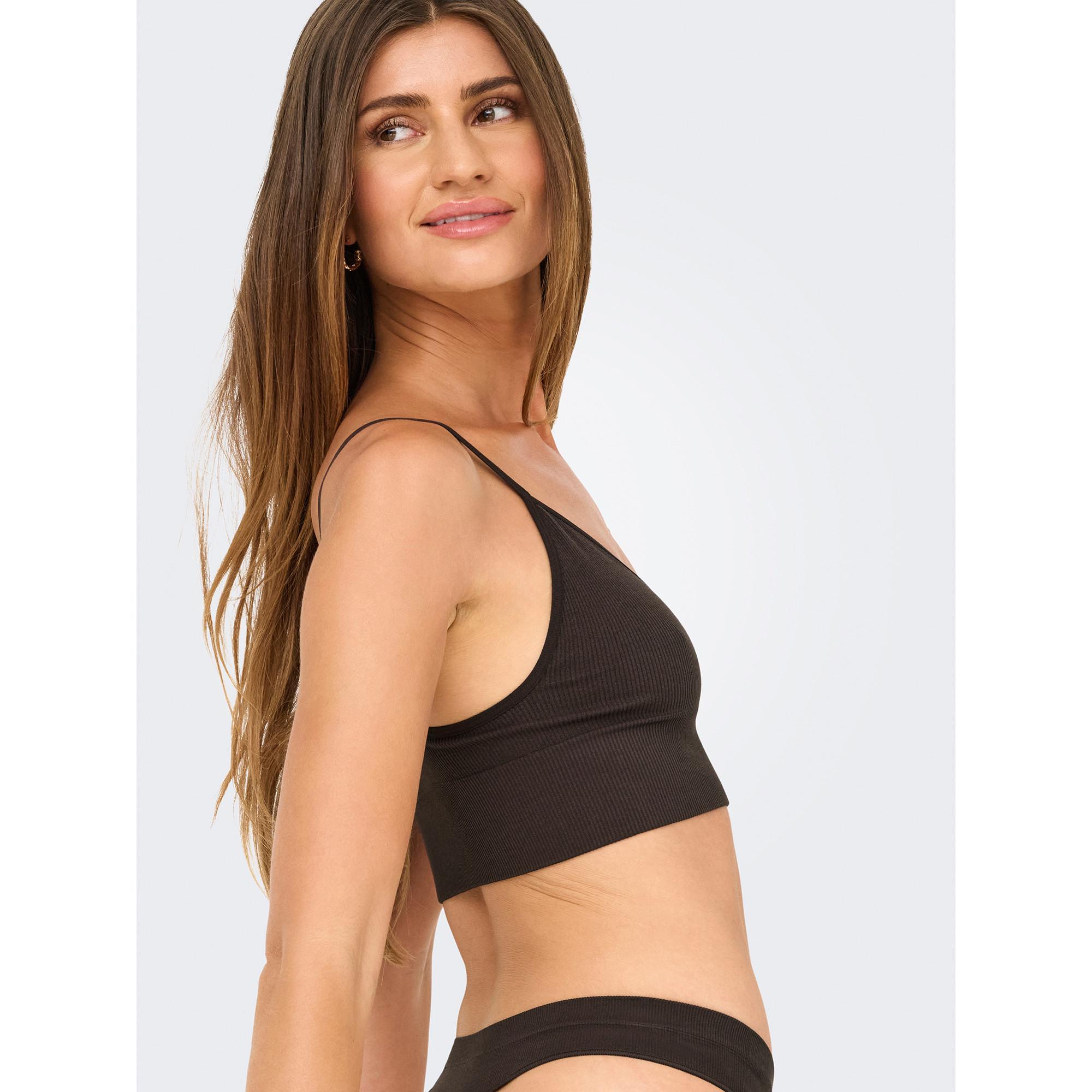 Only Lingerie Vicky Rib Seamless Bralette  