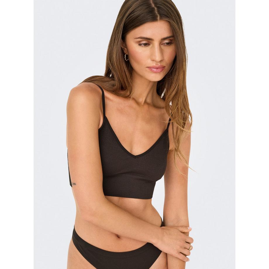 Only Lingerie Vicky Rib Seamless Bralette  