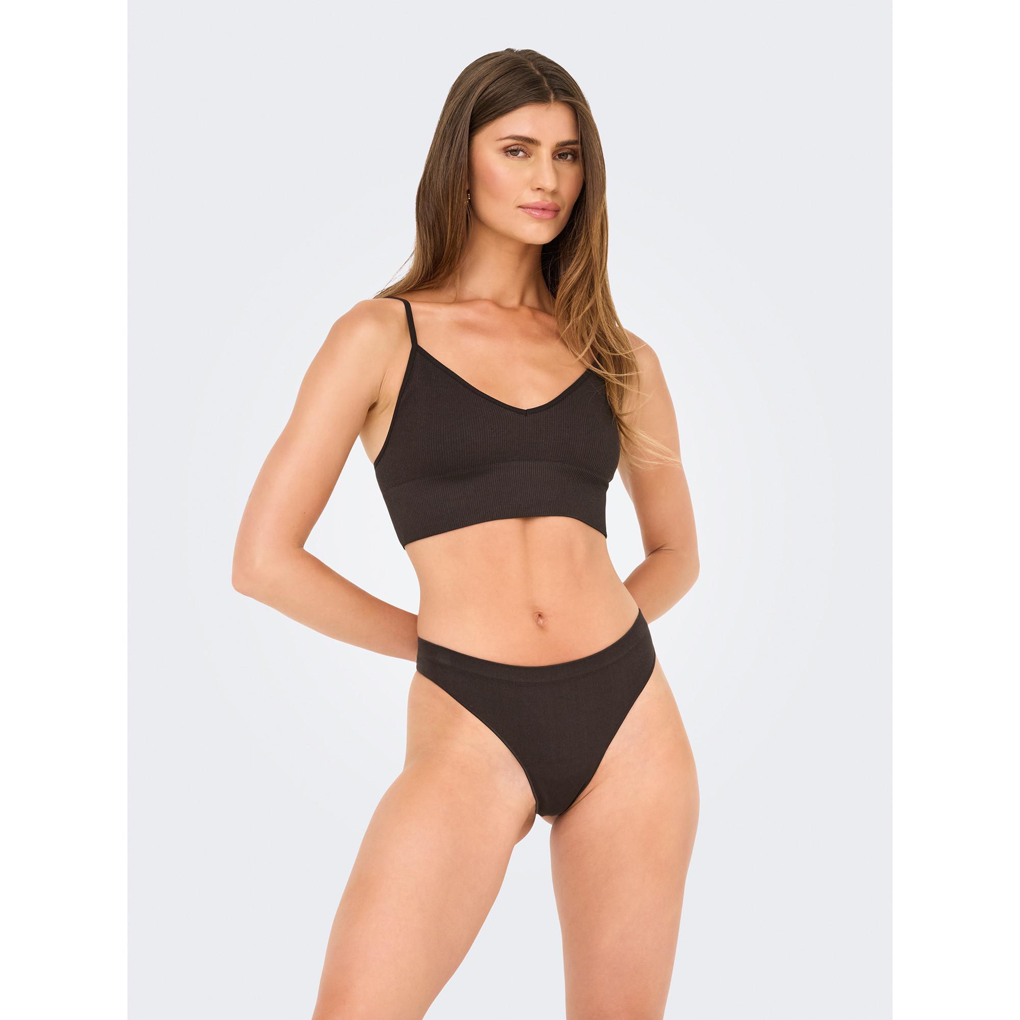 Only Lingerie Vicky Rib Seamless Bralette  