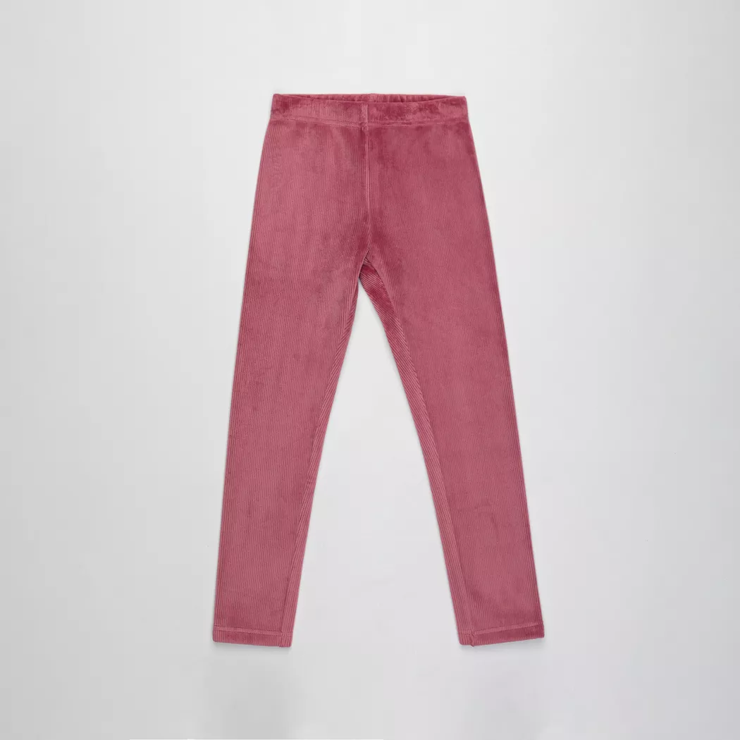 Manor Kids - Thermohose, Regular Fit, Thermo Legging Rip, 116, Himbeere