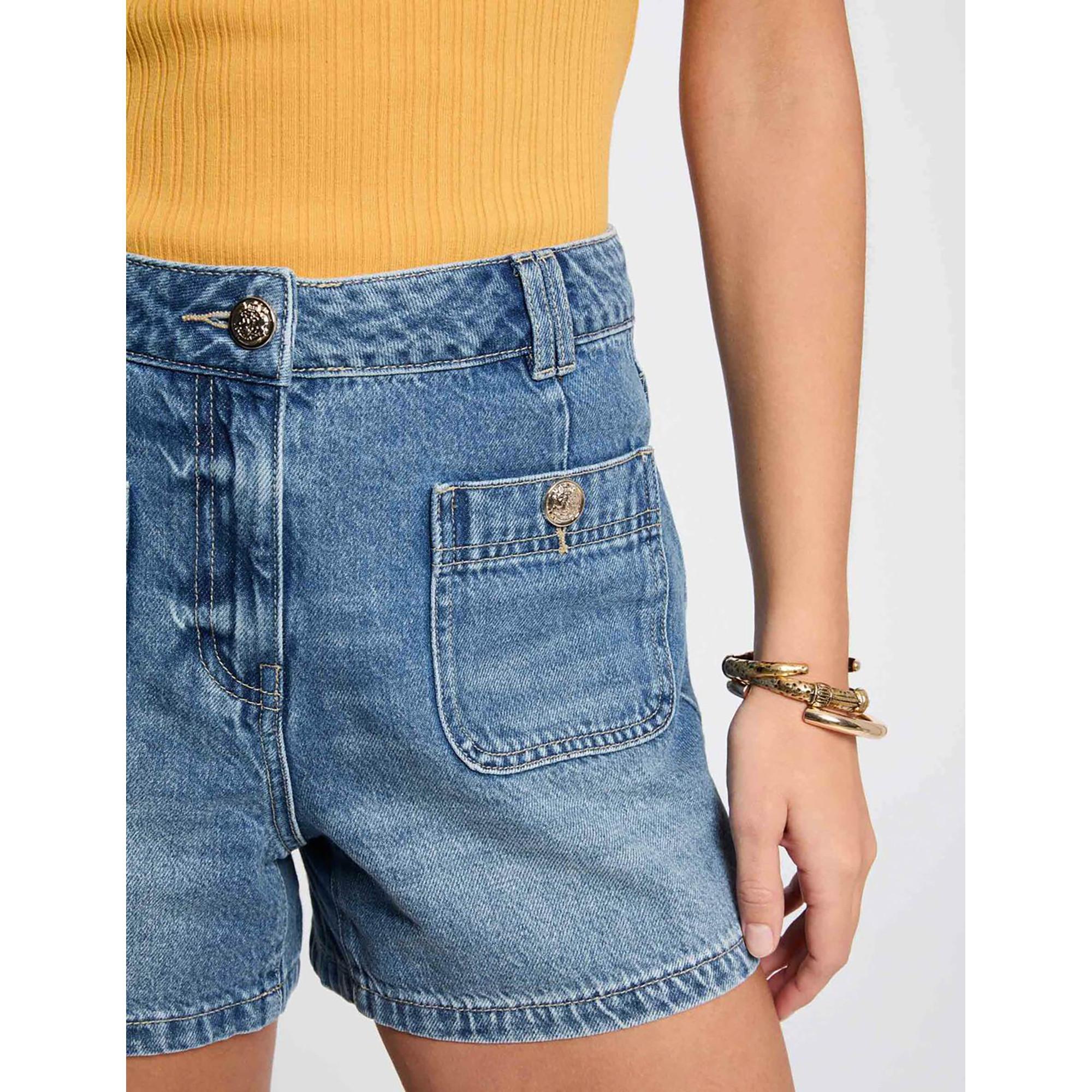 MORGAN Short in denim vita alta Slim Fit  