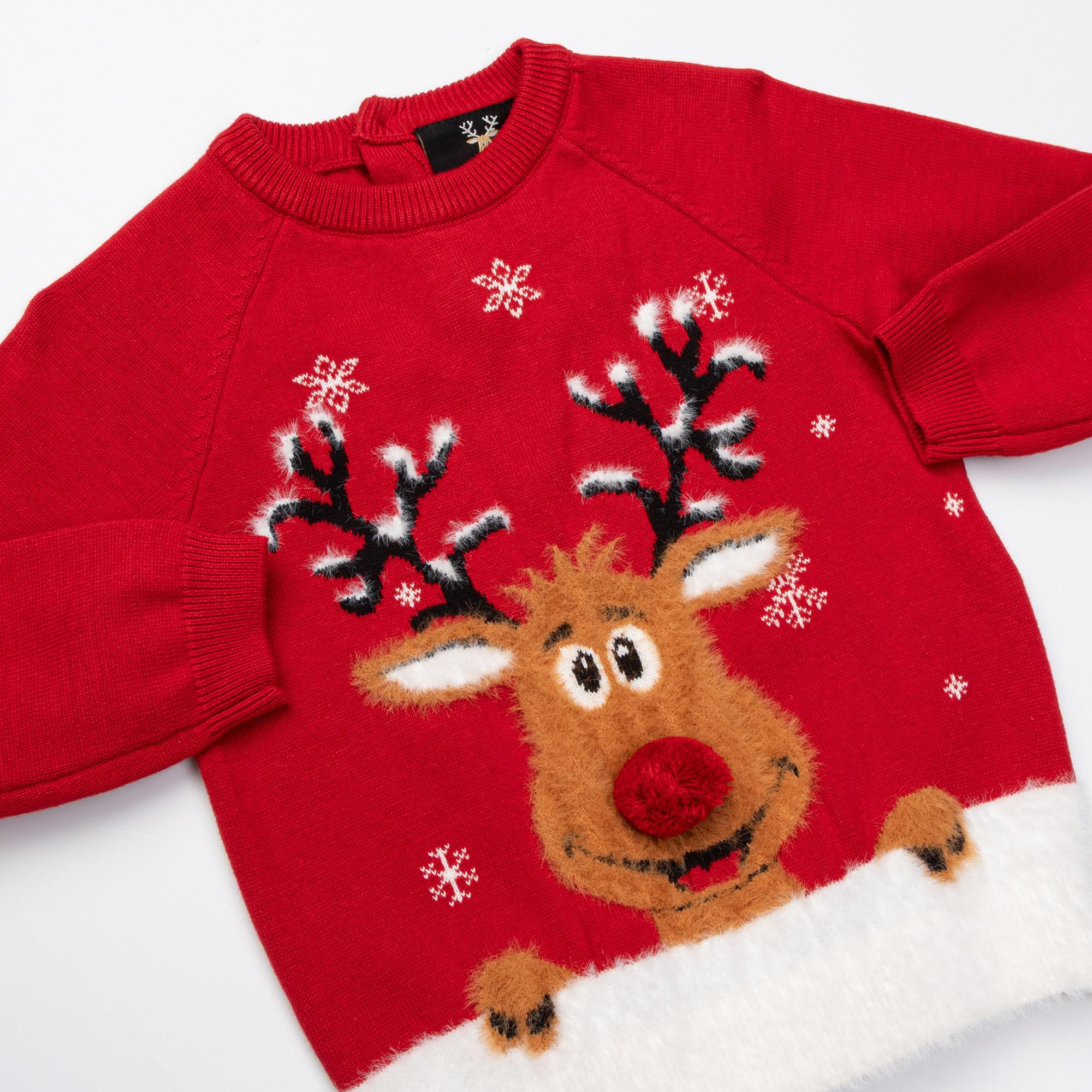 Manor Baby weihnachtspullover Rudolf Maglione 