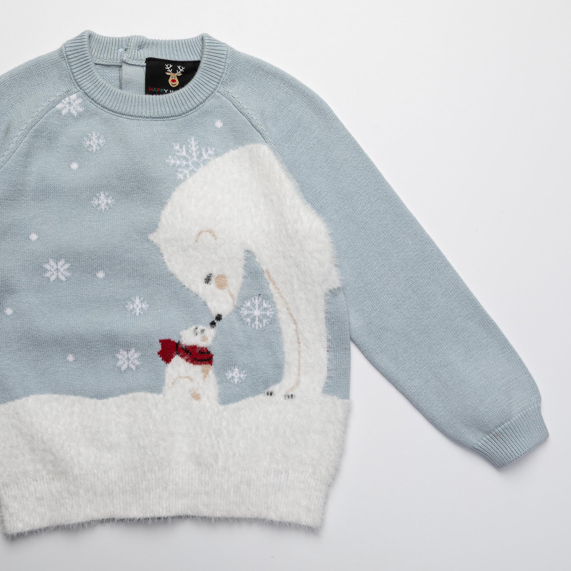 Manor Baby weihnachtspullover Eisbär Pullover 