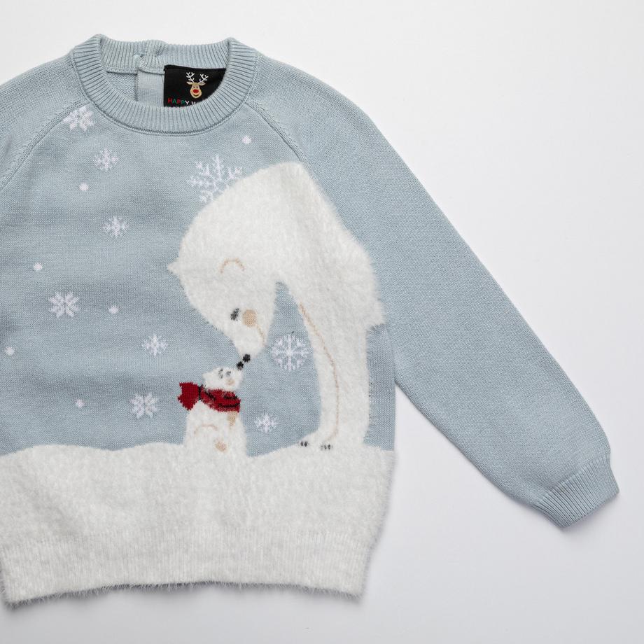 Manor Baby weihnachtspullover Eisbär Pullover 