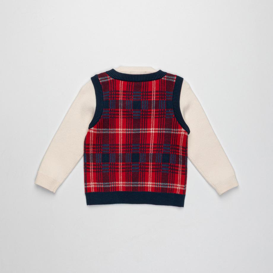 Manor Baby Pullover check Pullover 