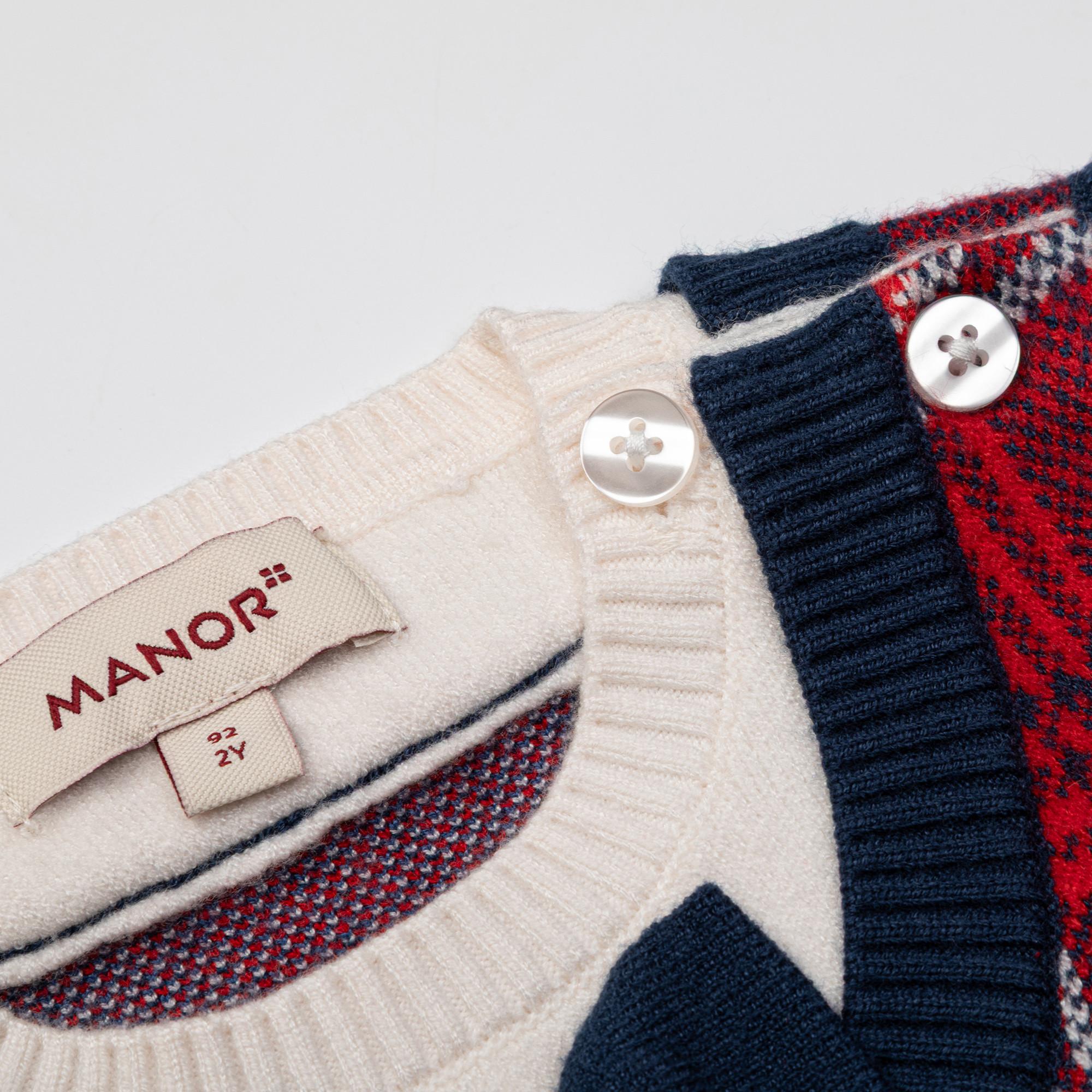 Manor Baby Pullover check Pullover 