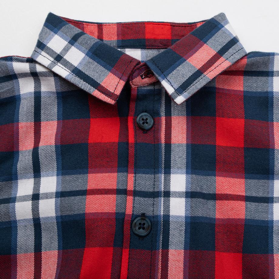 Manor Baby Set Hose Hemd Karo Ensemble: t-shirt & pantalon 