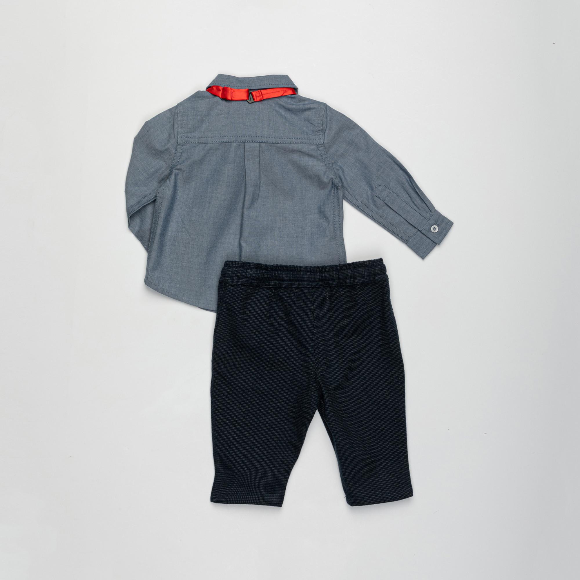 Manor Baby Set Hose Hemd Denim Set: T-Shirt und Hose 