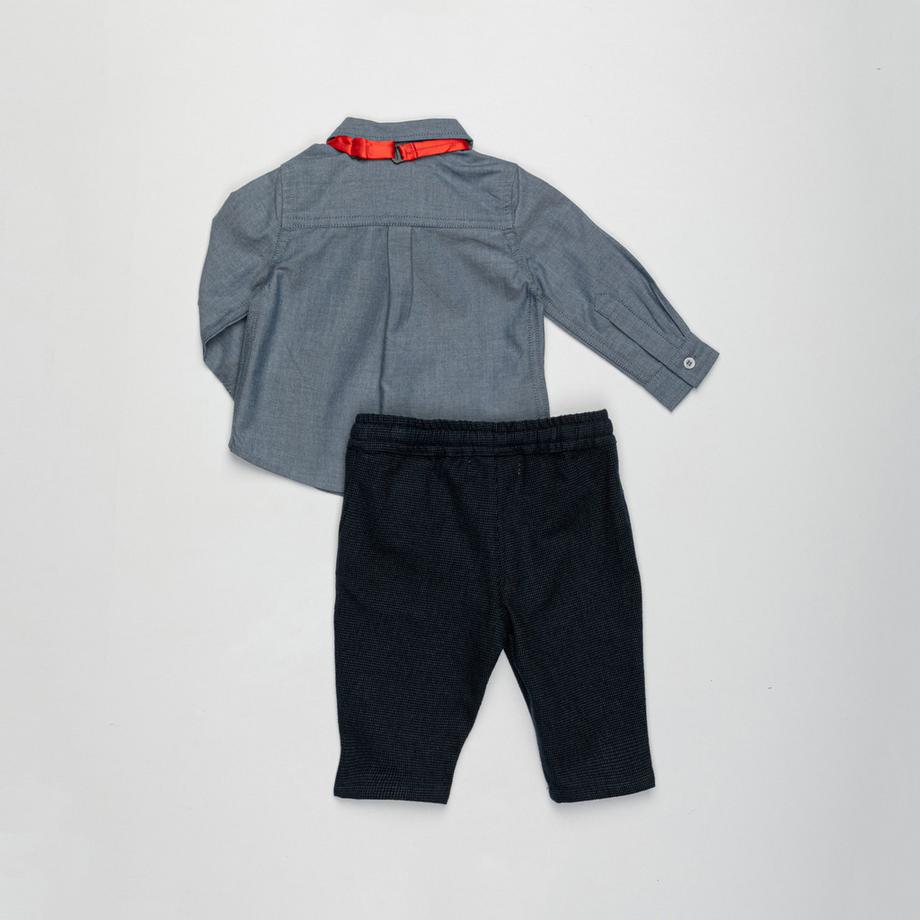 Manor Baby Set Hose Hemd Denim Set: T-Shirt und Hose 
