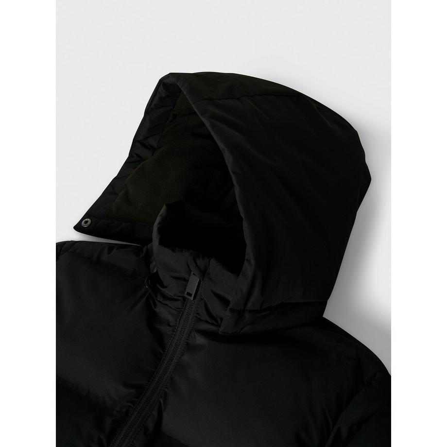 Name It Longline Pufferjacke mit Kapuze  