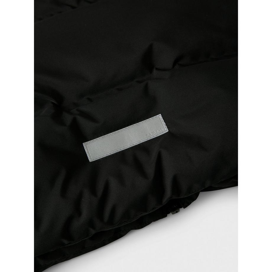 Name It Longline Pufferjacke mit Kapuze  