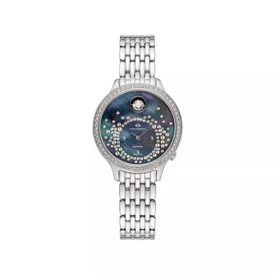  Continental Analog Watch Silver 34mm