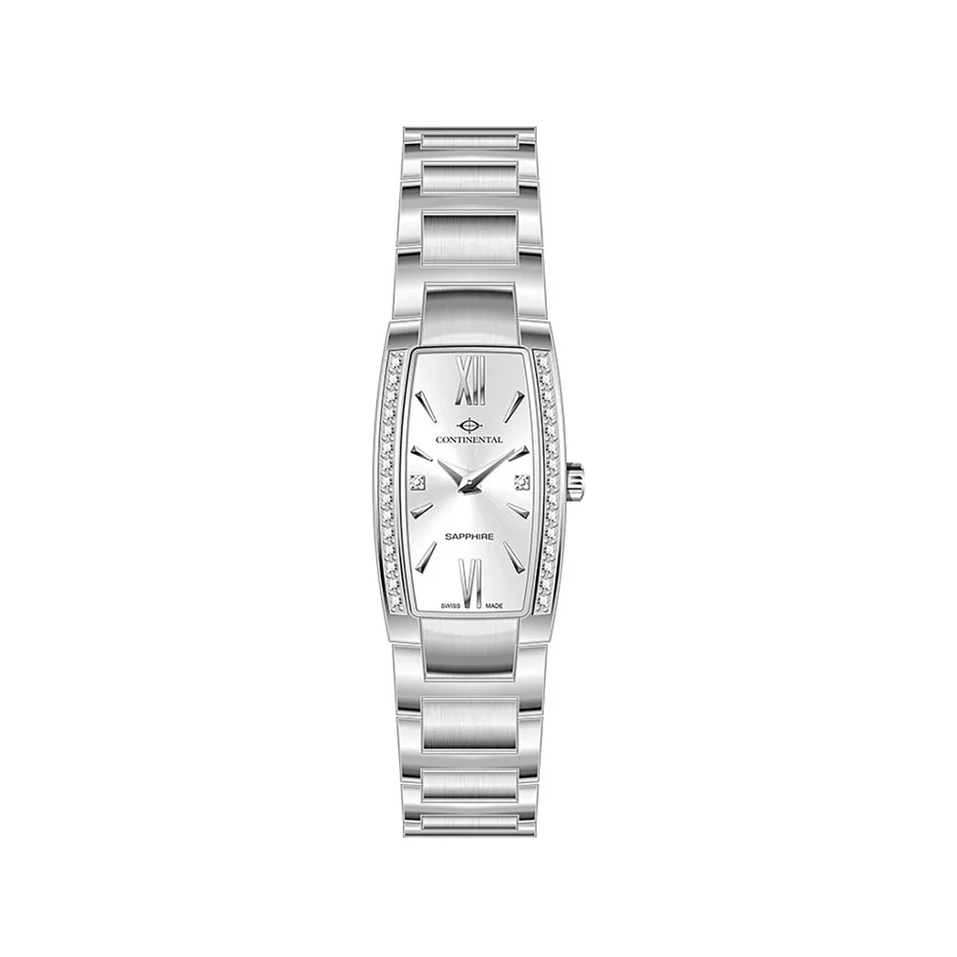 Continental - Analoguhr, 17mm, Silber