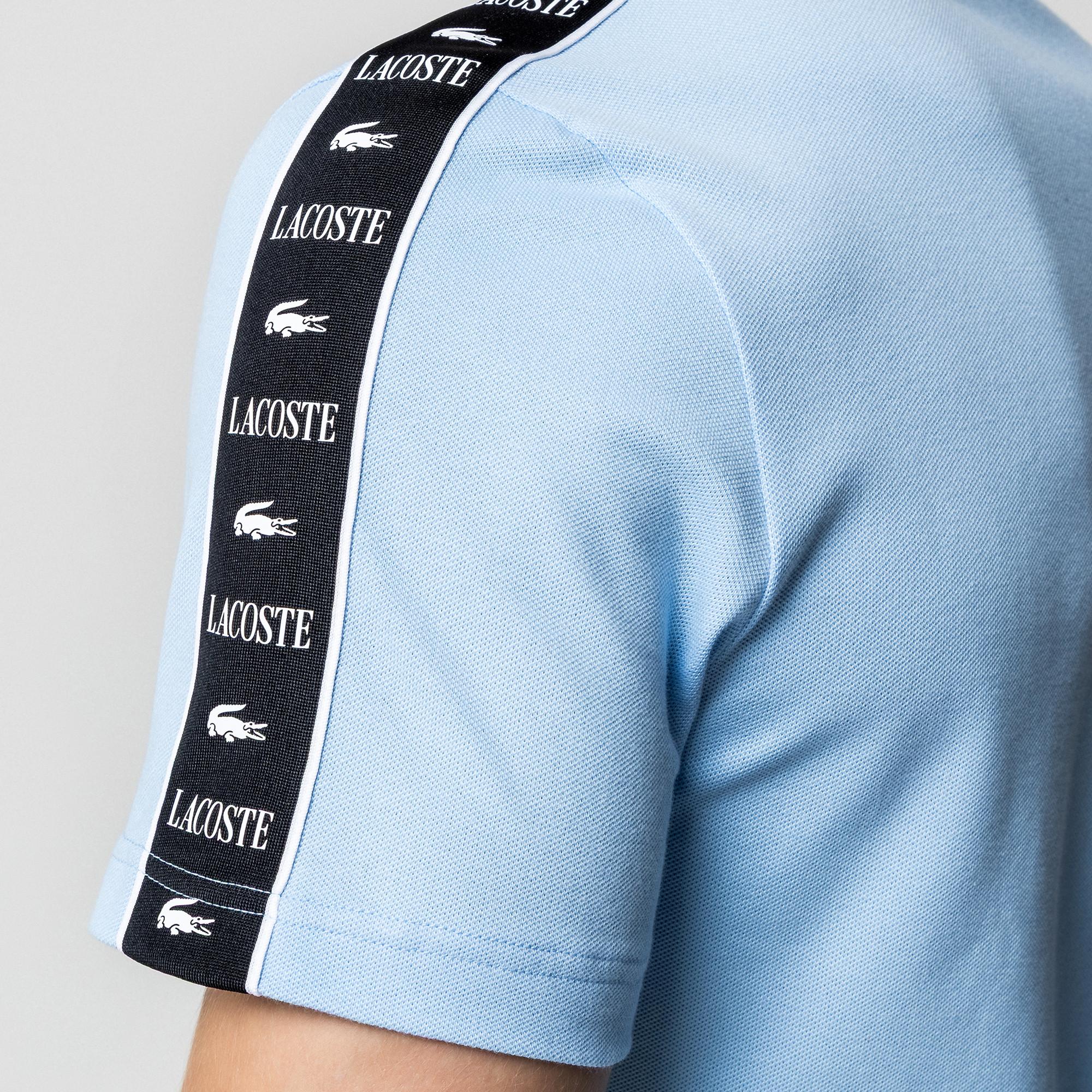LACOSTE Polo Shirt mit Logo Tape  