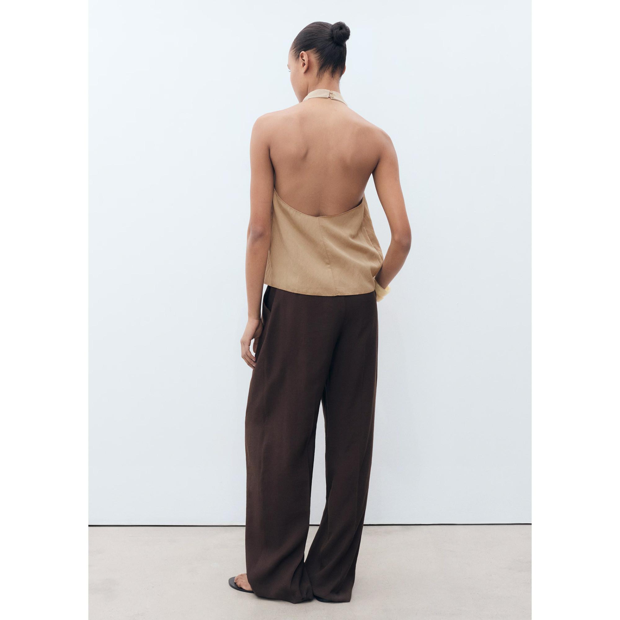 MANGO TEN Top Col Halter  