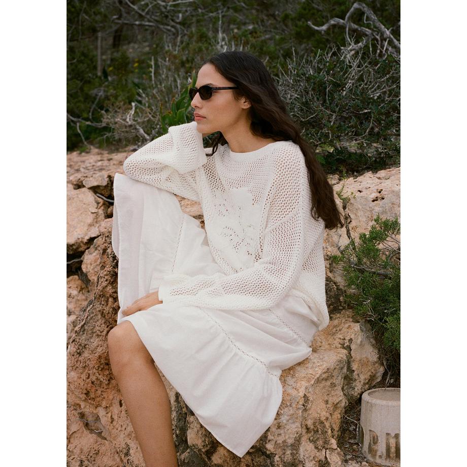 MANGO Carlota Gonna Midi Svasata  