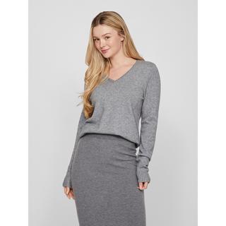 VILA Pull Col V Côtes  
