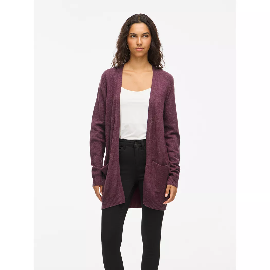 VILA - Cardigan, für Damen, Bordeaux, Größe XS