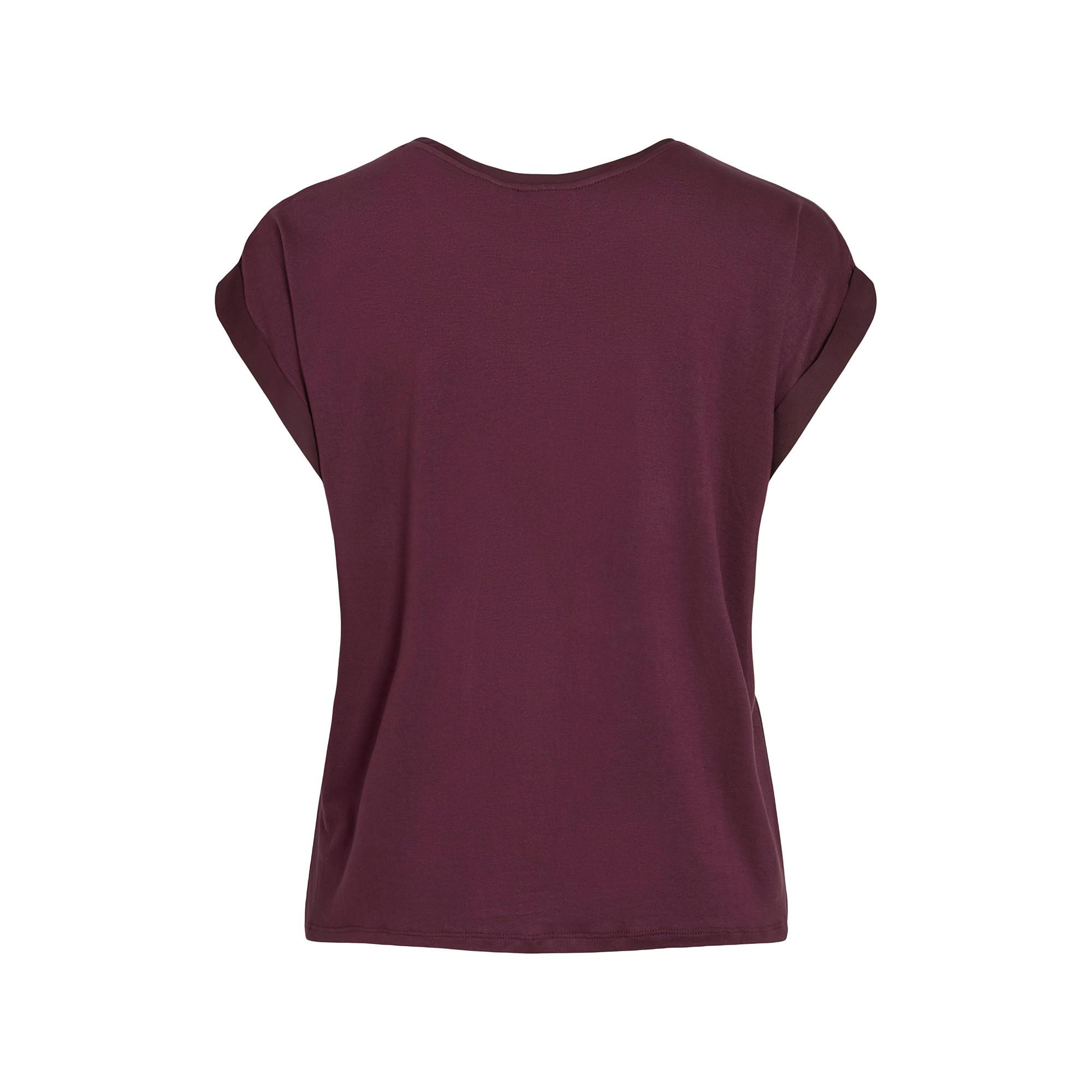 VILA Viellette T-Shirt Effetto Satin  